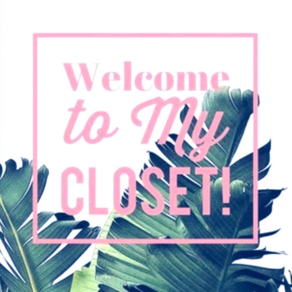 WELCOME TO MY CLOSET!  Thank you for stopping by!
